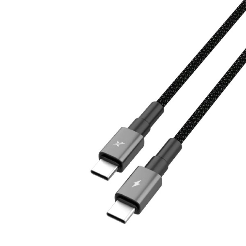 Дата кабель USB-C to USB-C 1.0m 100W black Grand-X (CC-08B)