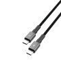 Дата кабель USB-C to USB-C 1.0m 100W black Grand-X (CC-08B)