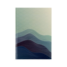 Канцелярська книга Axent Waves А4, 96 аркушів, клітинка, синя (8422-562-A)