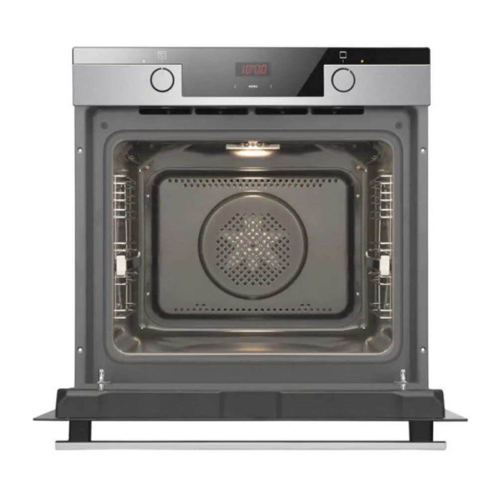 Духова шафа Hansa електрична, 65л, A, дисплей, конвекція, телескопічні направляючі, 3 скла, нержавіюча сталь