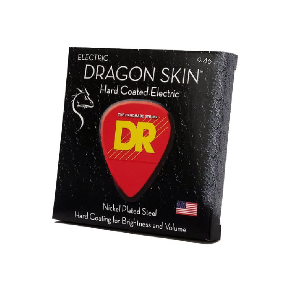 Струни для гітари DR Strings DRAGON SKIN Electric - Light Heavy (9-46) (DSE-9/46)