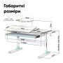Парта Mealux Vancouver Multicolor Blue с полкой S50 (BD-620 W/G MC+BL+ S50 WG) Парта Mealux Vancouver Multicolor Blue с полкой S50 (BD-620 W/G MC+BL+ S50 WG)