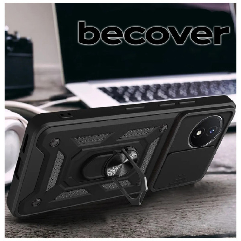Чохол до мобільного телефона BeCover Military Vivo Y02/Y02A Black (710026) Чохол до мобільного телефона BeCover Military Vivo Y02/Y02A Black (710026)