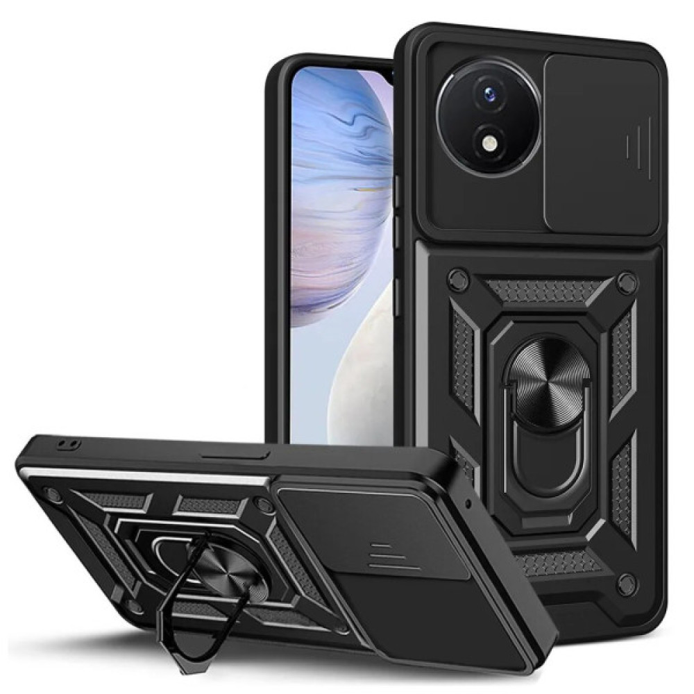 Чохол до мобільного телефона BeCover Military Vivo Y02/Y02A Black (710026) Чохол до мобільного телефона BeCover Military Vivo Y02/Y02A Black (710026)