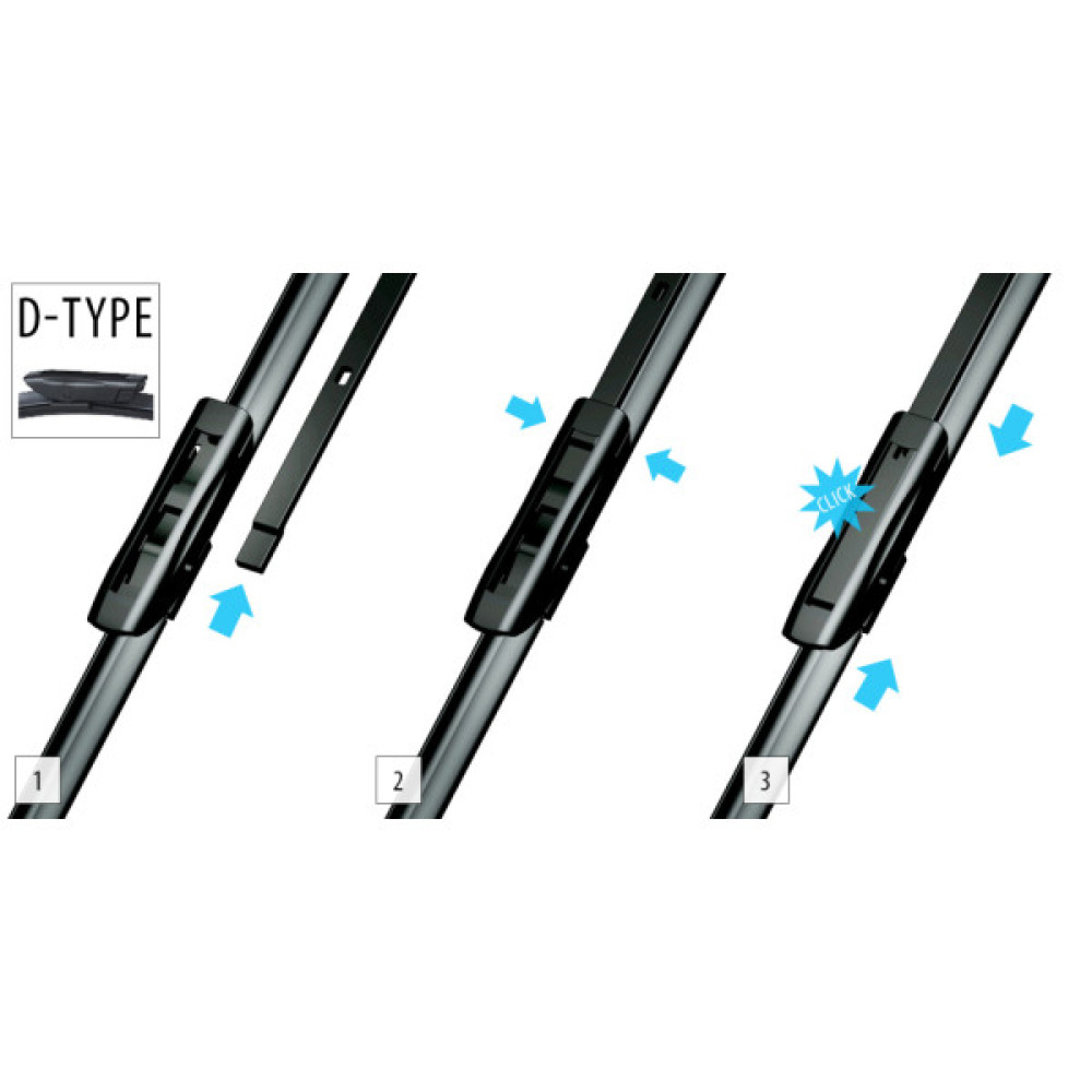 Щітка склоочисника OXIMO 650+550мм (WD350450)