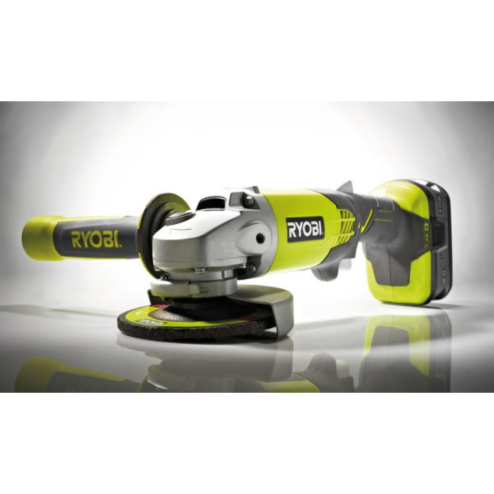 Шліфмашина кутова акумуляторна Ryobi ONE+ R18AG-0 115мм 18В 7500об/хв 2.5кг без АКБ та ЗП