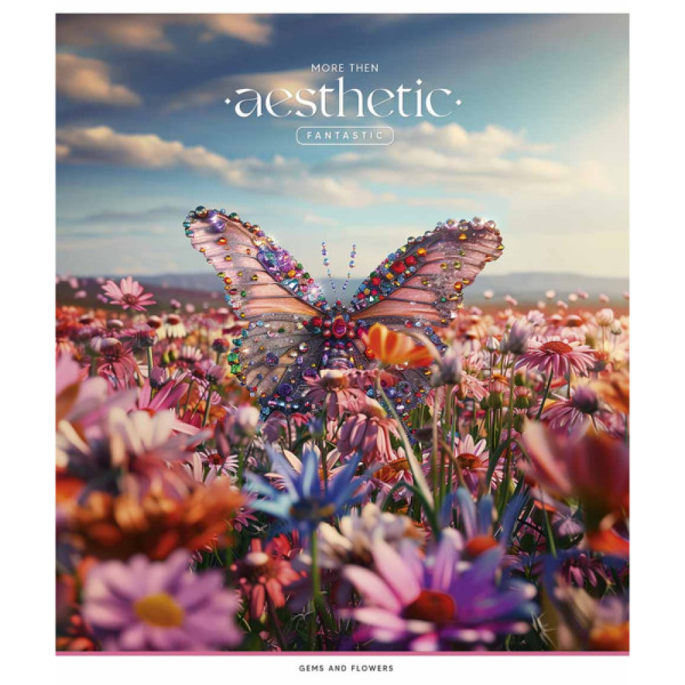 Зошит Школярик Aestetic life 48 аркушів клітинка (048-3470K)