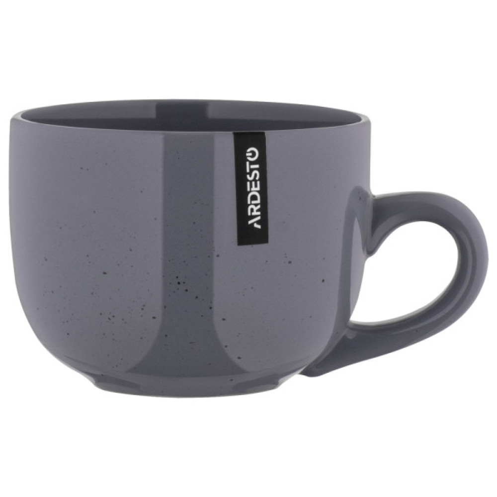 Чашка ARDESTO Bagheria 480 мл Grey (AR2648GREY)