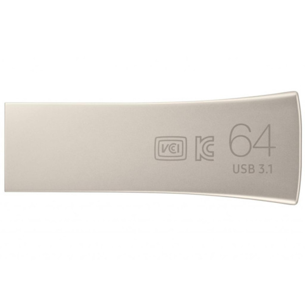 USB флеш накопичувач Samsung 64GB Bar Plus Silver USB 3.1 (MUF-64BE3/APC)