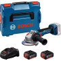 Шліфмашина кутова акумуляторна Bosch Professional GWS 18V-11 125мм 18В 2x5А·год 0-9000об·хв 1.7кг кейс ЗП GAL1880CV