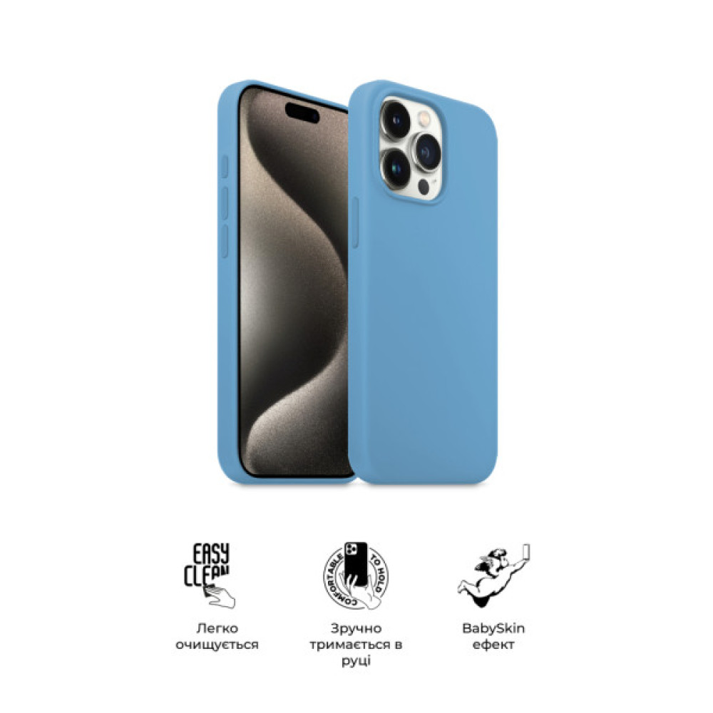 Чохол до мобільного телефона Armorstandart ICON2 Case Apple iPhone 15 Pro Light Blue (ARM76998) Чохол до мобільного телефона Armorstandart ICON2 Case Apple iPhone 15 Pro Light Blue (ARM76998)