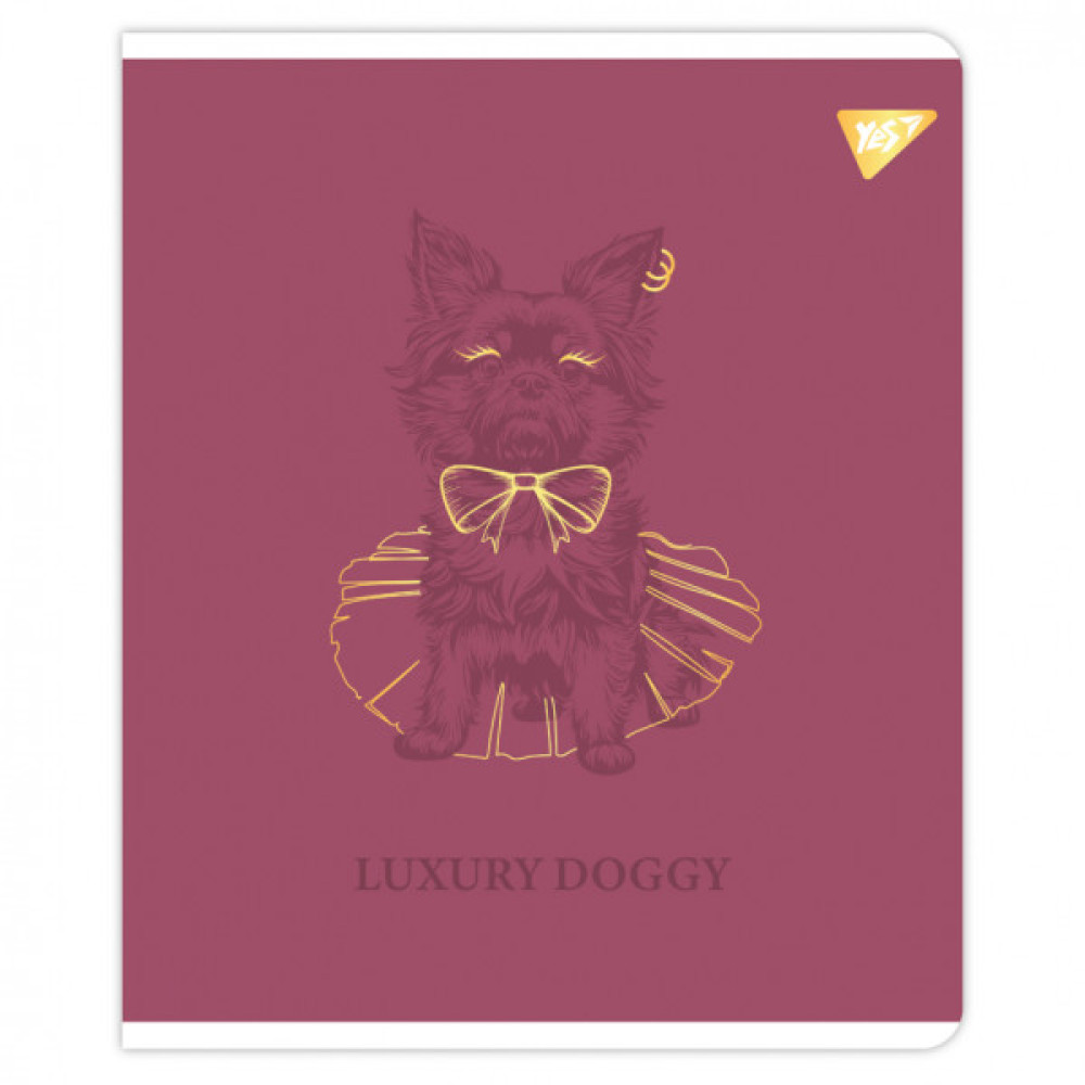 Зошит Yes Luxure doggy А5 18 аркушів клітинка (767520)