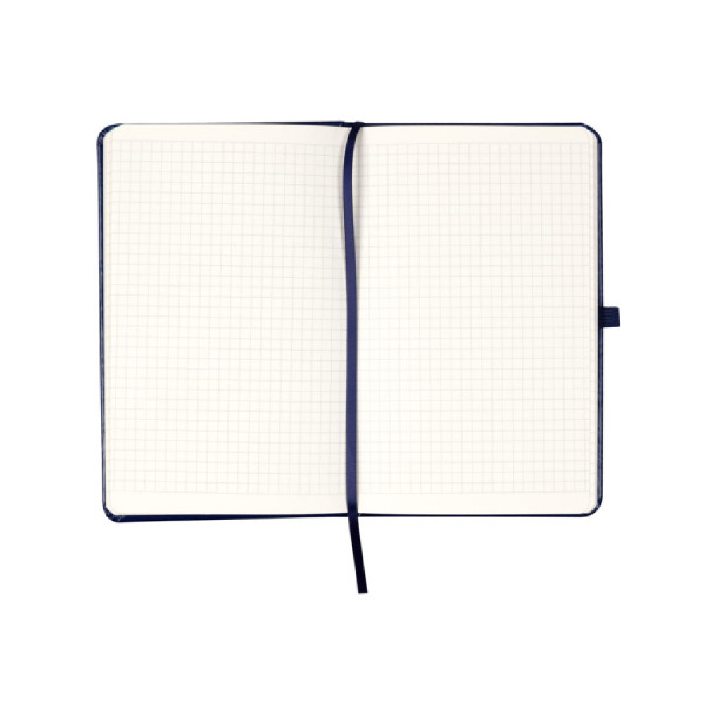 Книга записна Axent Partner Lux Герб 125x195 мм 96 аркушів, клітинка синя (8202-02-5-A)