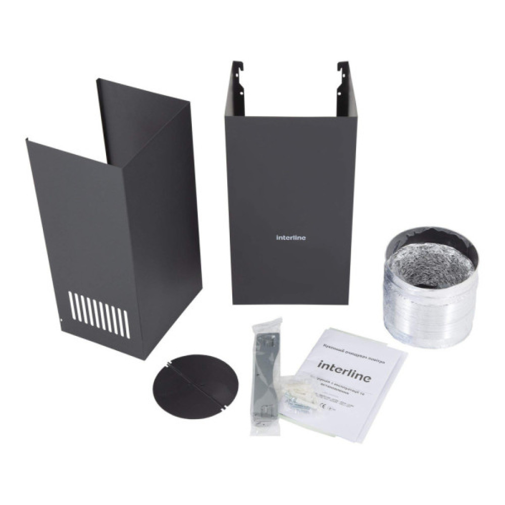 Витяжка кухонна Interline GOLF BK A/60/PB/GL/T