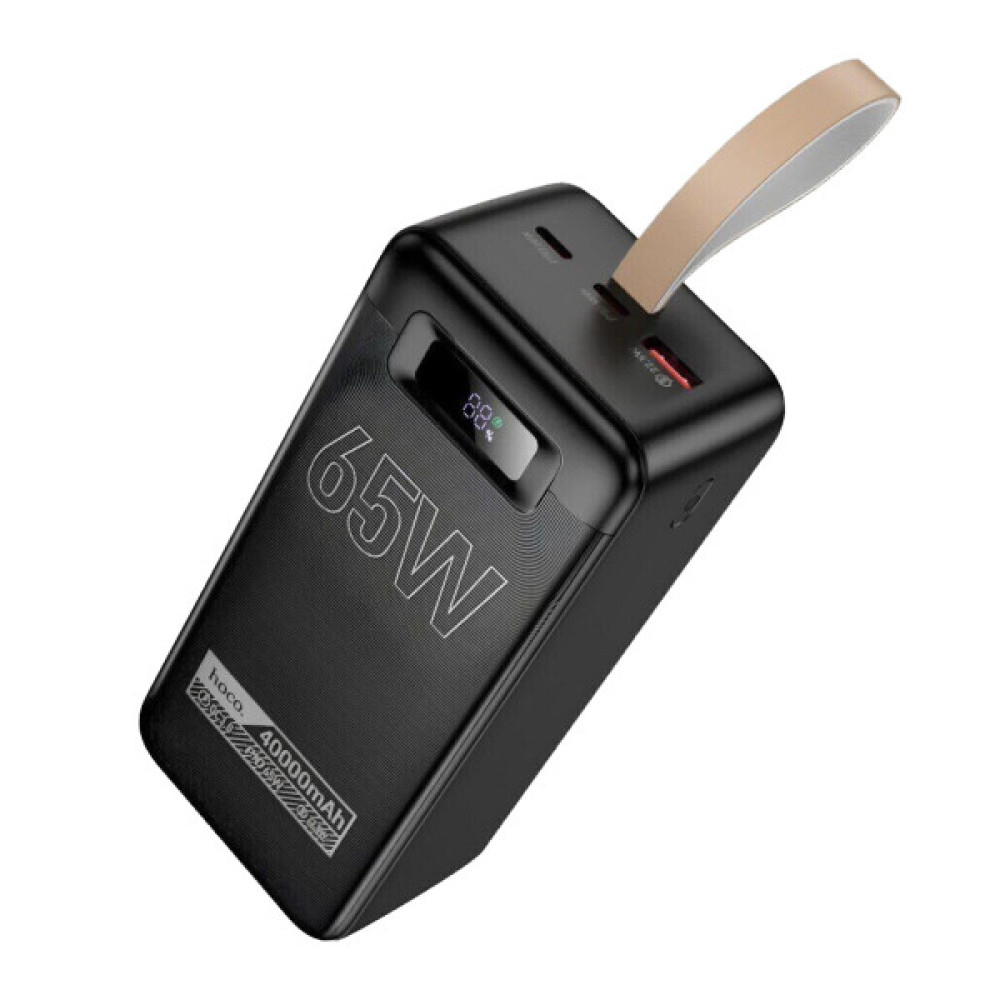 Батарея універсальна HOCO 40000mAh Aquila PD/3.0/65W QC/3.0 Black (DB82 / 714726)