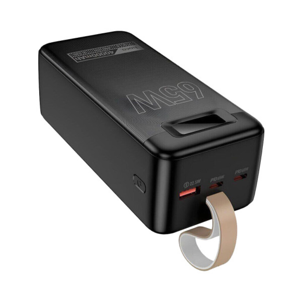 Батарея універсальна HOCO 40000mAh Aquila PD/3.0/65W QC/3.0 Black (DB82 / 714726)