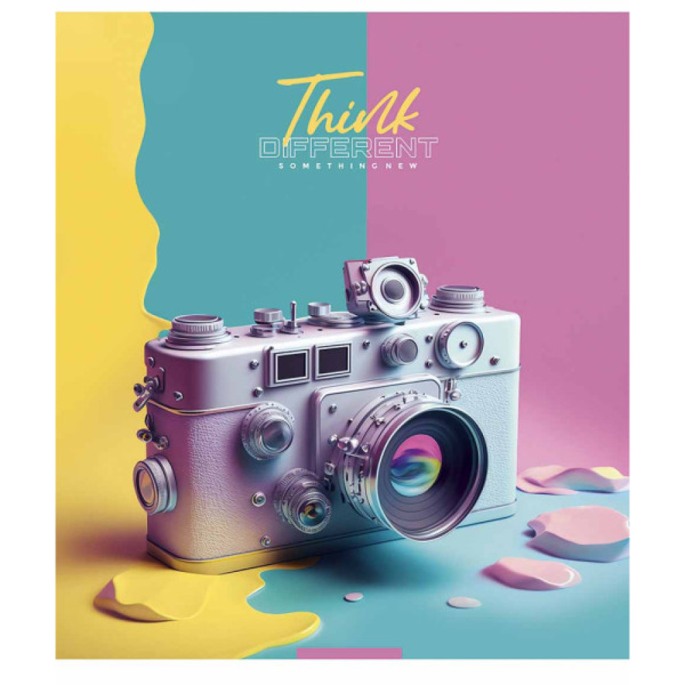 Зошит Школярик Think different 96 аркушів лінія (096-3395L)