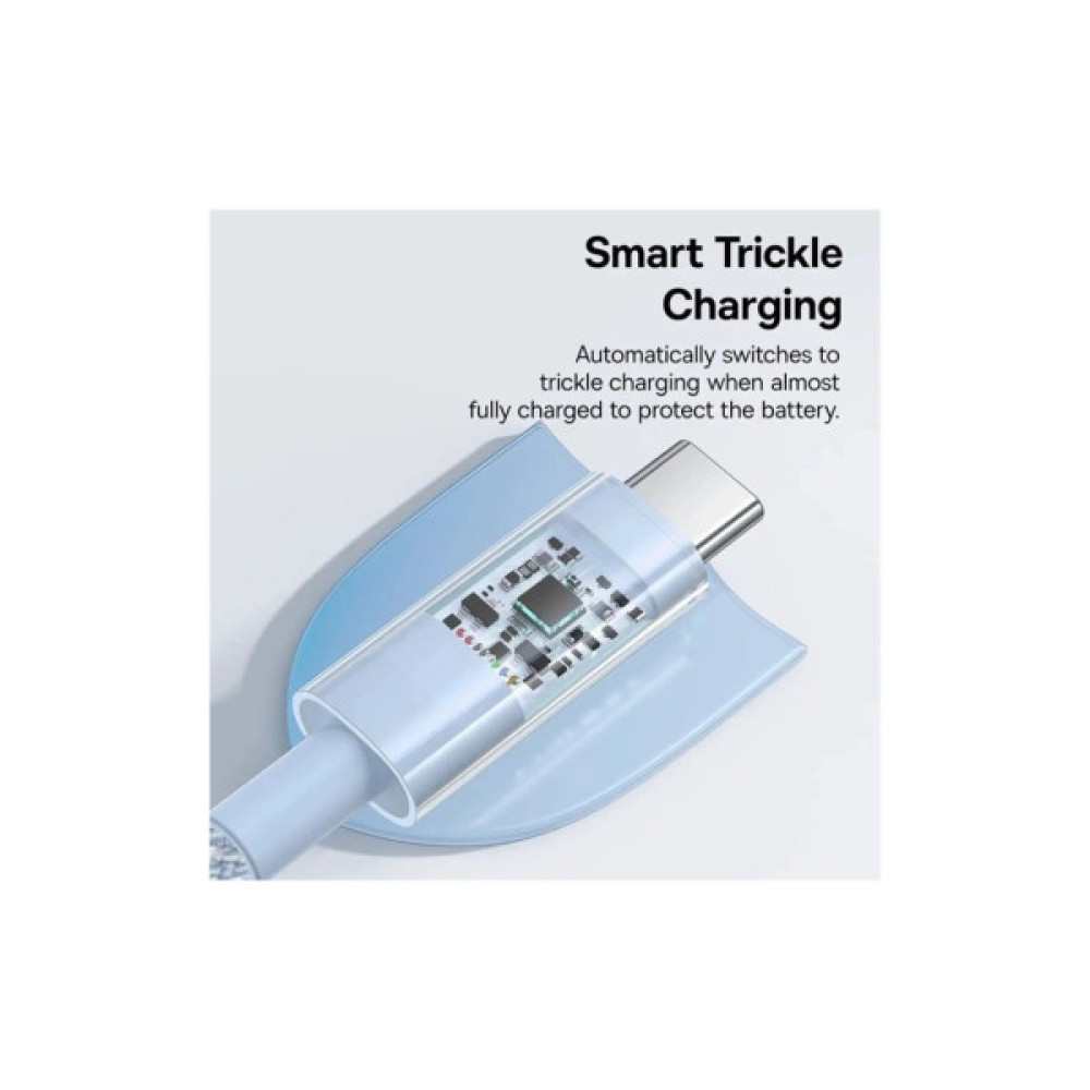 Дата кабель USB-C to USB-C 1.0m 100W blue Baseus (1167203)