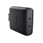 Зарядний пристрій Trust 2xUSB-C 100W GaN PD/PPS black (25527_TRUST)
