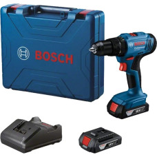 Шурупокрут-дриль ударний акумуляторний Bosch Professional GSB 183-LI 18В 2х2А·год 21-56Нм 374-1815об·хв кейс 1.2кг