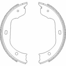 Гальмівні колодки REMSA 4740.00