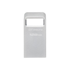 Накопичувач Kingston  128GB USB 3.2 Type-A Gen1 DT Micro R200MB/s Metal
