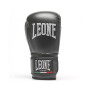 Боксерські рукавички Leone GN383 Thunder Black 12 унцій (капу в комплекті) (GN383_Black_12oz)