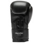 Боксерські рукавички Leone GN383 Thunder Black 12 унцій (капу в комплекті) (GN383_Black_12oz)