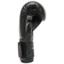 Боксерські рукавички Leone GN383 Thunder Black 12 унцій (капу в комплекті) (GN383_Black_12oz)