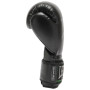 Боксерські рукавички Leone GN383 Thunder Black 12 унцій (капу в комплекті) (GN383_Black_12oz)