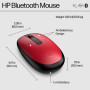 Мишка HP 240 Bluetooth Red (43N05AA) Мишка HP 240 Bluetooth Red (43N05AA)