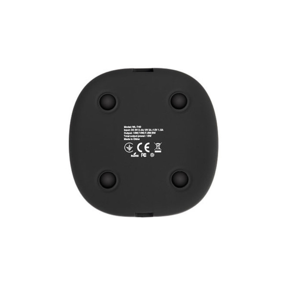 Зарядний пристрій REAL-EL WL-740 black (EL123160019)