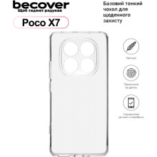 Чохол до мобільного телефона BeCover Poco X7 Transparent (713778) Чохол до мобільного телефона BeCover Poco X7 Transparent (713778)