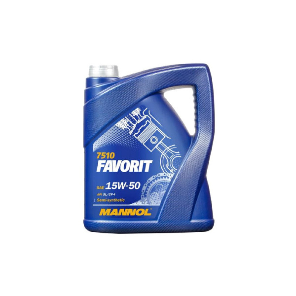 Моторна олива Mannol FAVORIT 5л 15W-50 (MN7510-5) Моторна олива Mannol FAVORIT 5л 15W-50 (MN7510-5)