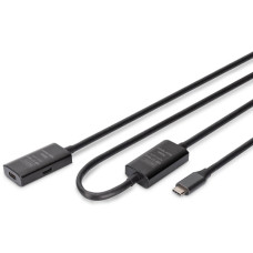 Дата кабель USB-С M/F 5.0m USB3.2 Gen1 Active 5G Digitus (DA-73108)