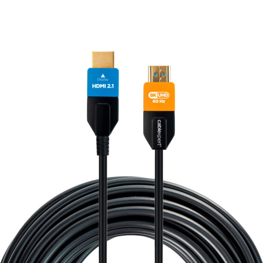 Кабель мультимедійний HDMI M to HDMI M 10.0m V2.1 8K60Hz/4K120Hz AOC Cablexpert (CC-HDMI8K-AOC-10M)