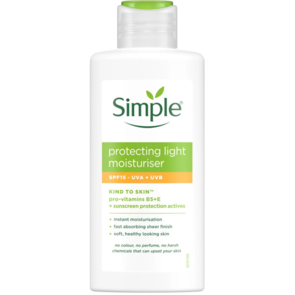 Крем для обличчя Simple Kind To Skin Protecting Light Moisturizer SPF15 Легкий захисний 125 мл (8710908435812)