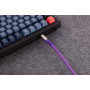 Дата кабель USB-C + USB A to USB-C 1.0m Double-Sleeved Geek purple Keychron (CAB23_KEYCHRON)