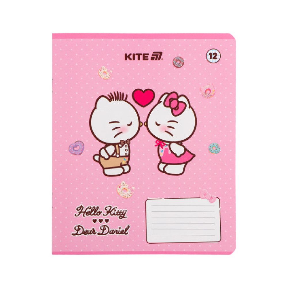 Зошит Kite Hello Kitty, 12 аркушів, клітинка (HK25-232-2)