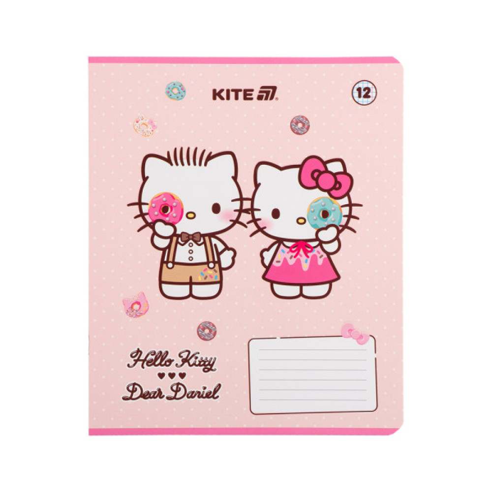 Зошит Kite Hello Kitty, 12 аркушів, клітинка (HK25-232-2)