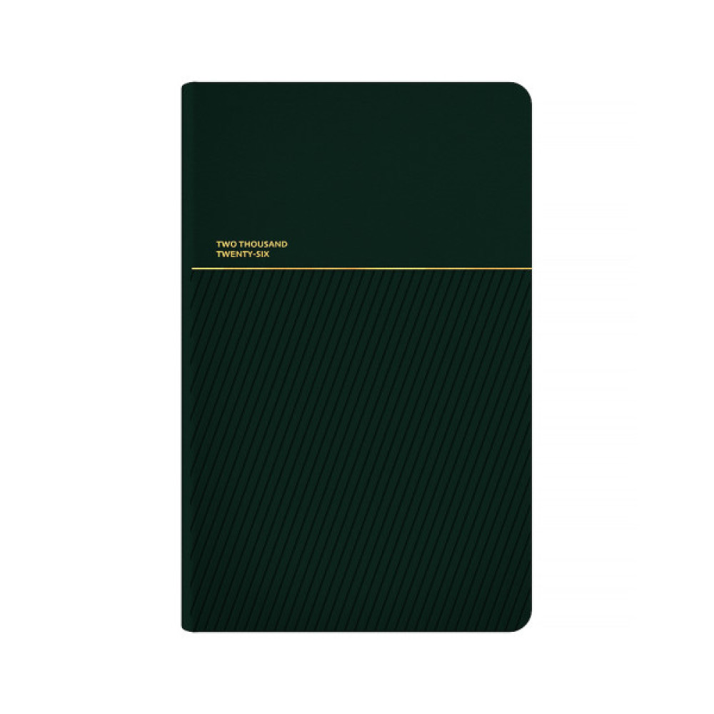 Тижневик Axent датований 2026 Partner Traces 125х195, темно-зелений (8526-26-2-A)