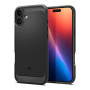Чохол до мобільного телефона Spigen iPhone 16 Rugged Armor MagFit Matte Black (ACS08214) Чохол до мобільного телефона Spigen iPhone 16 Rugged Armor MagFit Matte Black (ACS08214)