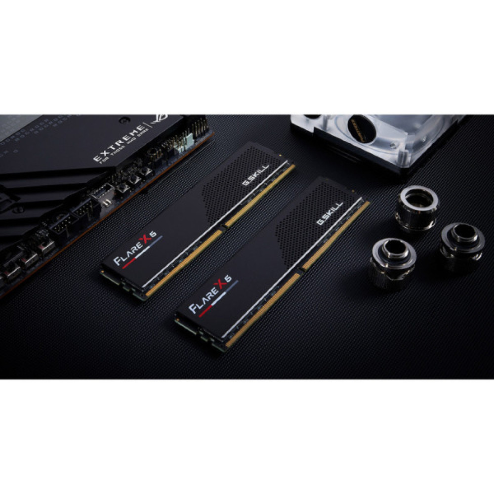 Модуль пам'яті для комп'ютера DDR5 48GB (2x24GB) 6000 MHz Flare X5 Matte Black G.Skill (F5-6000J3036F24GX2-FX5)