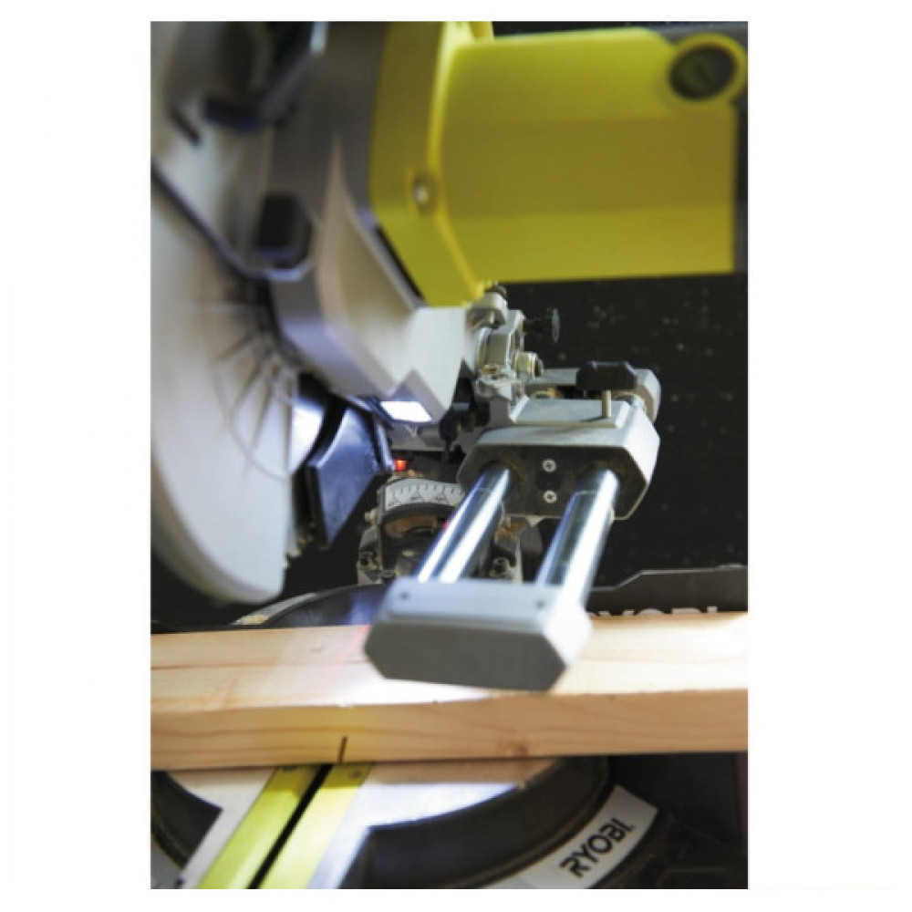 Пила торцювальна Ryobi EMS254L з протяжкою 2000Вт диск 254мм лазер 16.2кг