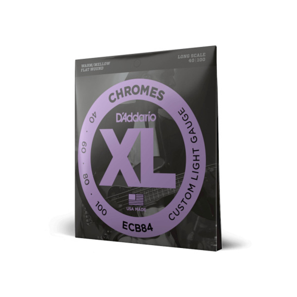 Струни для гітари D'Addario XL Chromes Bass Custom Light (40-100) (ECB84)