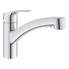 Змішувач для кухні Grohe Via, довж.виливу - 227мм, поворотний/витяжний, 1важіль, хром