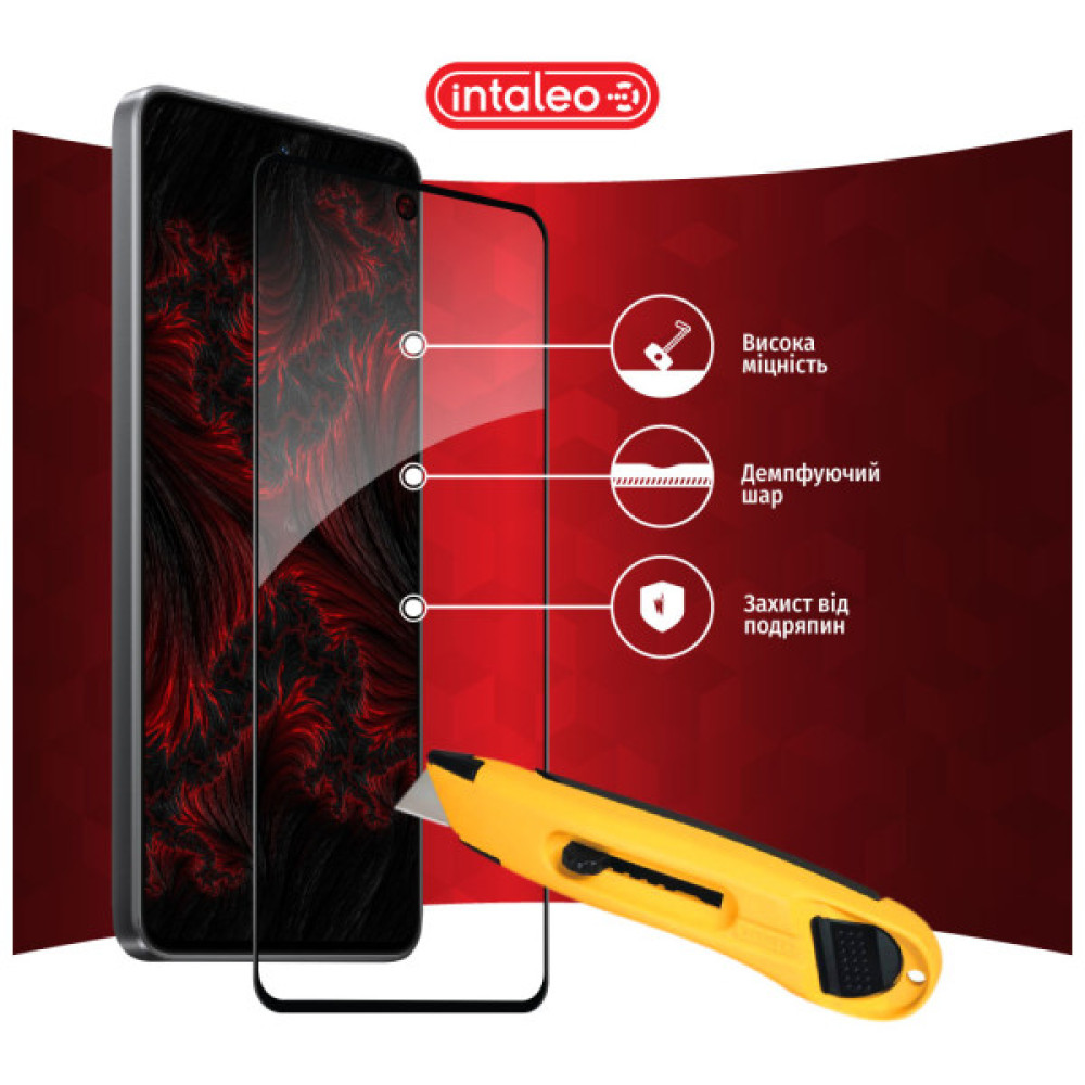 Скло захисне Intaleo Full Glue Xiaomi 12 Lite Black (1283126559389) Скло захисне Intaleo Full Glue Xiaomi 12 Lite Black (1283126559389)