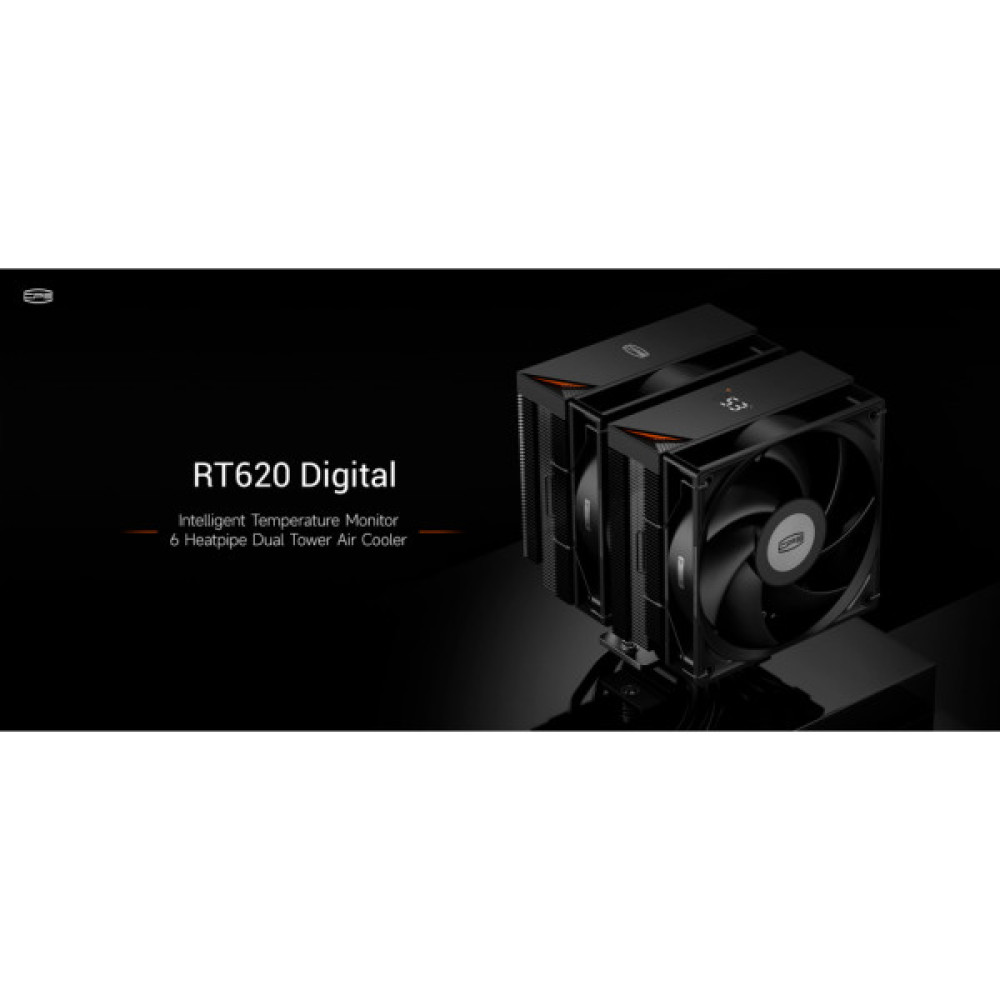 Кулер до процесора PcCooler RT620 Digital BK