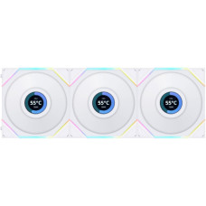 Кулер до корпусу Lian Li TLLCD 120-3, White Cooler (G99.12TLLCD3W.00)
