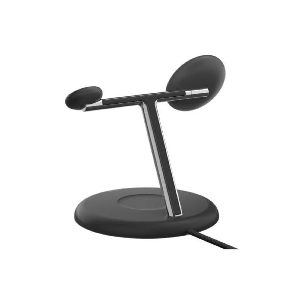 Зарядний пристрій Belkin 3in1 Magnetic Adjustable Pad Qi2 15W Black (WIZ023VFBK)